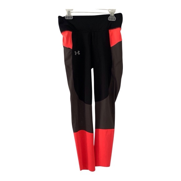 Under Armour Pants - Under Armour HeatGear Compression Legging S/M Color Block Athleisure Activewear